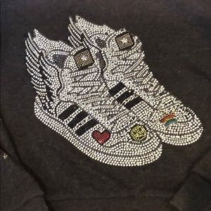 Butter Light Jacket Hoodie w/ Rhinestone Sneaker